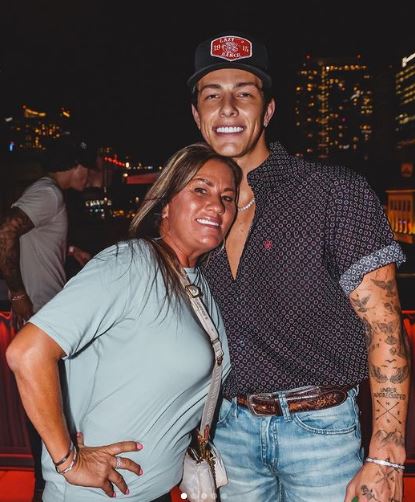 Tayler and his mother Wendy Holder