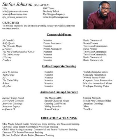 Tolami Benson resume