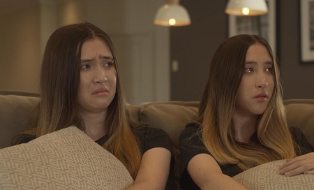 Twin sister Erica Hoy and Lisa Hoy
