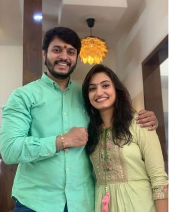 Vaishnavi Gowda with her brother