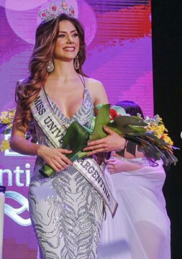 Varela won the title of Miss Universe Argentina 2019