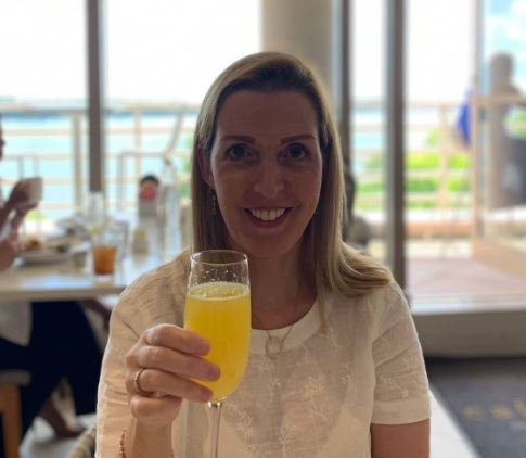 Vicky Phelan consumes healthy food