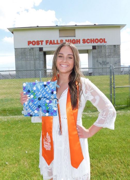 Xana Kernodles school graduation picture