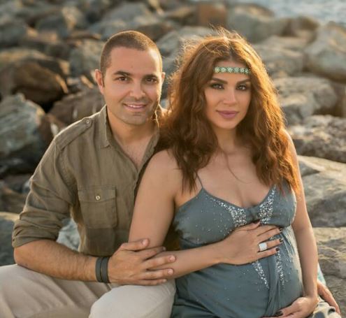 Zeina Khoury and her husband