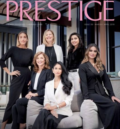 Zeina Khoury on Prestige magazine