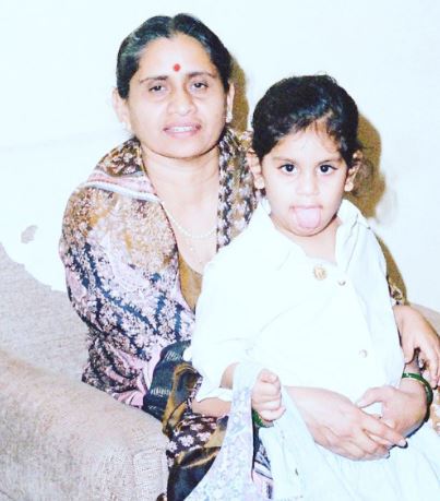 A childhood picture of Upasana Kamineni