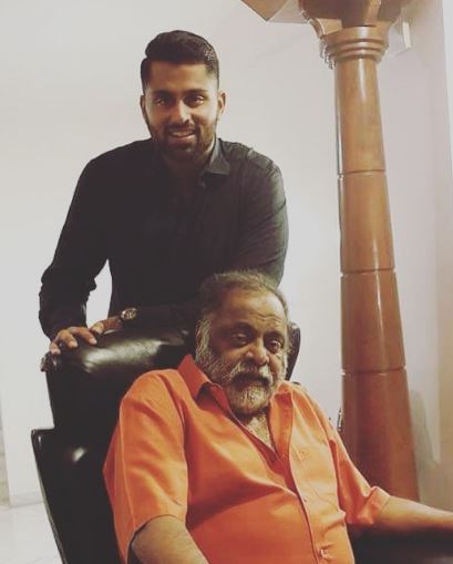 Abhishek with his father Ambareesh