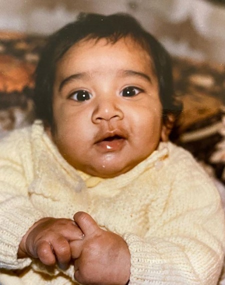Amar Chadha Patel picture when he was few months old
