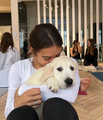 Ambar Driscoll has a pet dog