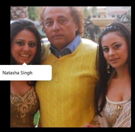 An old photo of Natasha with Monica Singh