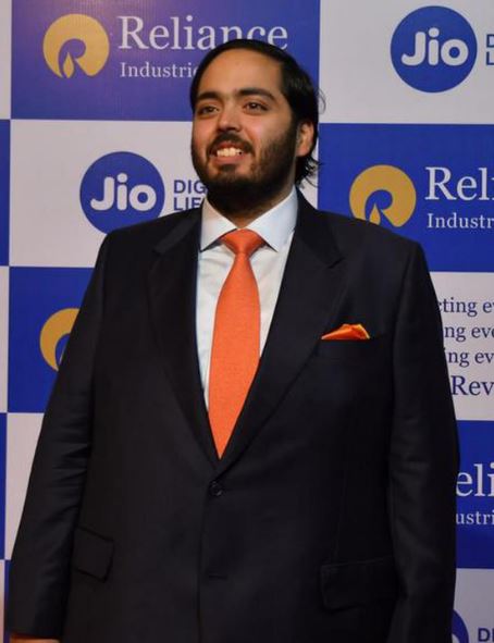 Anant Ambani is the director in Jio