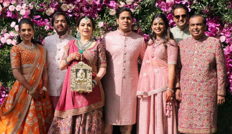 Anant with his family