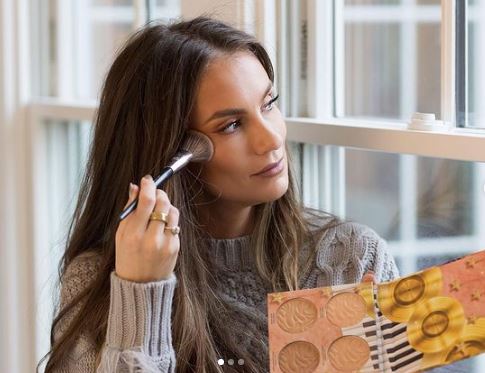 Angela is a make-up artist