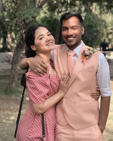 Ayesha Kaduskar with Kelvin Mendonca