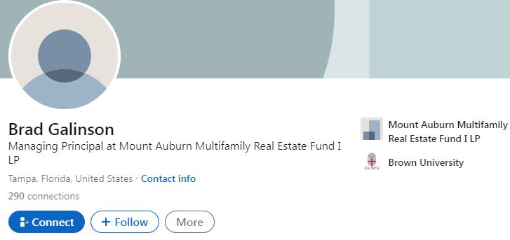 Brad's LinkedIn profile