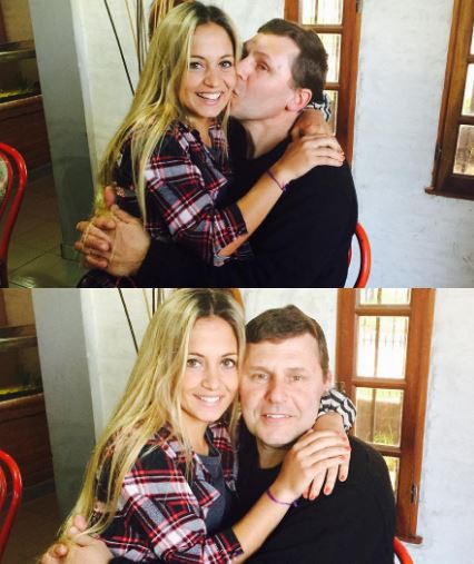 Caro Calvagni with her father