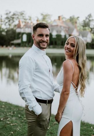 Caro Calvagni with her husband