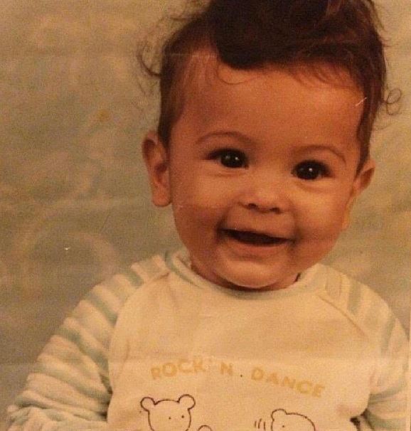 Childhood photo of Andrew