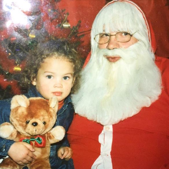 Childhood photo of Rose