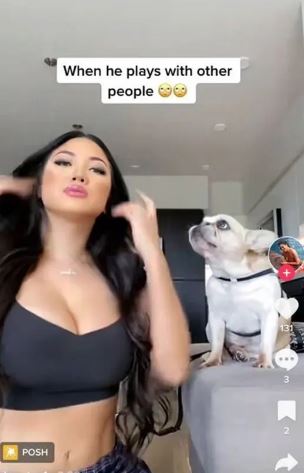 Dana Tran has pet dog
