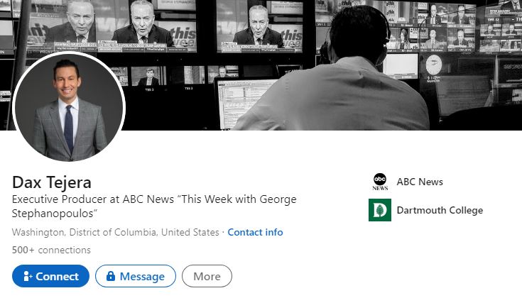 Dax's LinkedIn profile