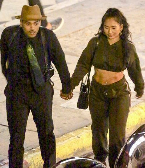 Gina and Chris Brown