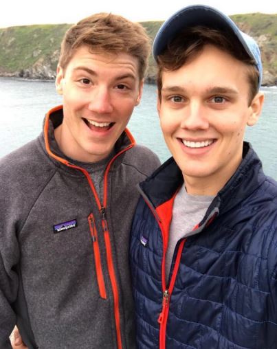 Jewett and his husband Hunter Doohan