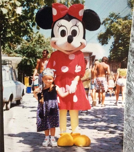 Jowita Przystal childhood picture