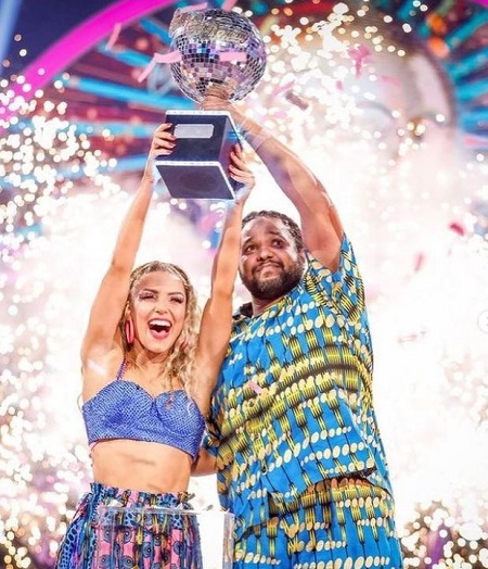 Jowita Przystal with strictly trophy