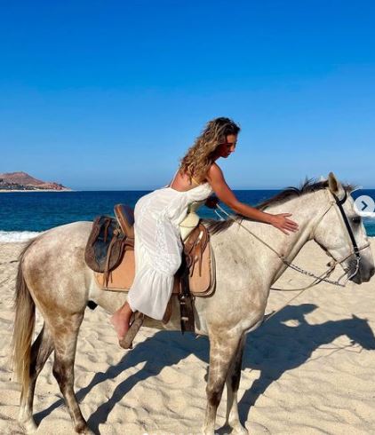 Katie Austin likes horse riding