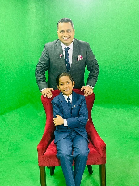 Kautilya Pandit with Dr. Vivek Bindra