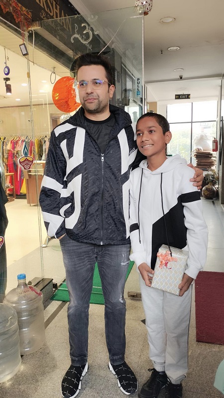 Kautilya Pandit with sandeep Maheshwari