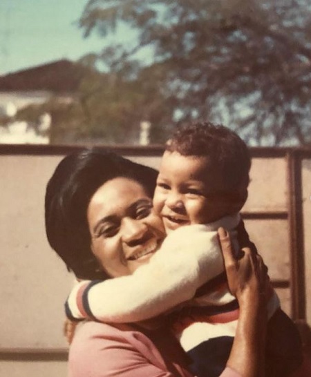 Kely Nascimento childhood picture