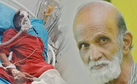 Krishna G Rao inside hospital
