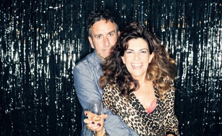 Lindy Heymann with her husband