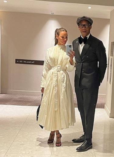 Lisa with her husband Jay Blades