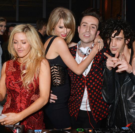 Matthew and The 1975 worked with Taylor Swift