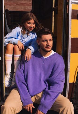 Milana and her dad Dava