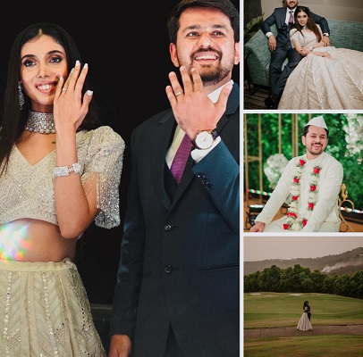 Mukta Tilak son with his wife