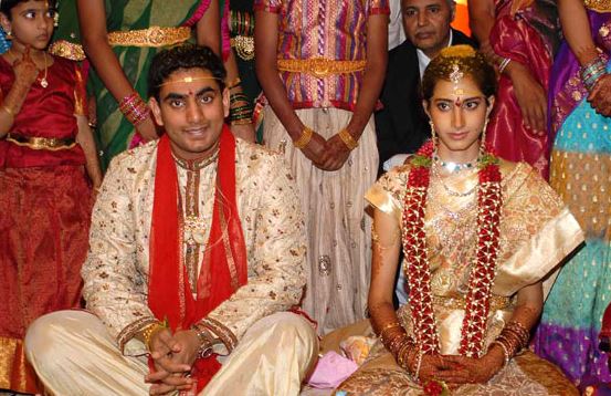 Nara Brahmani marriage photo