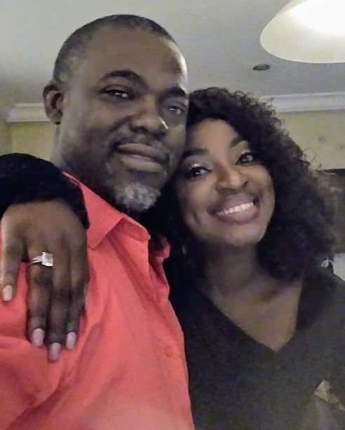 Olakunle Fawole with his ex wife Yvonne Jegede