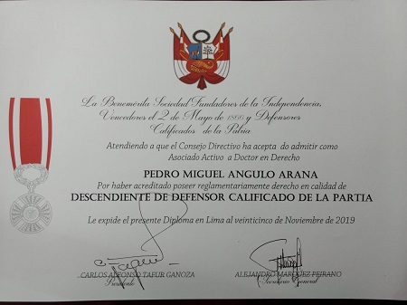 Pedro Angulo Arana bio