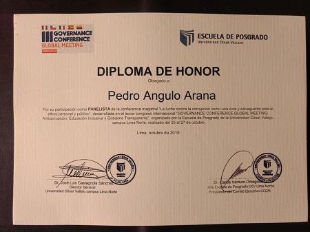 Pedro Angulo Arana education