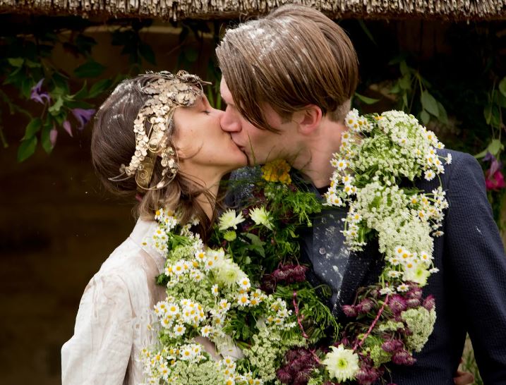 Rachel Chandler with her husband