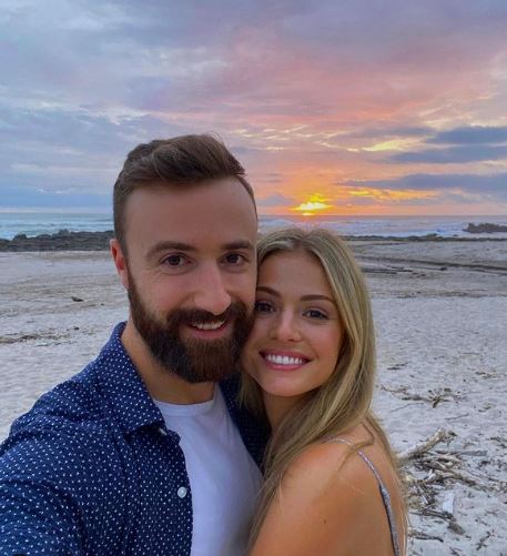 Rebecca Dalton with her husband