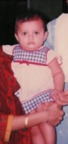 Rinky Bajaj childhood image