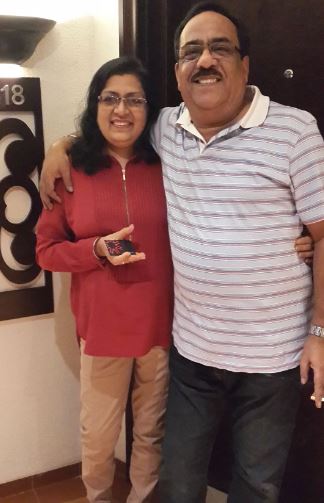 Rinky Bajaj father and mother