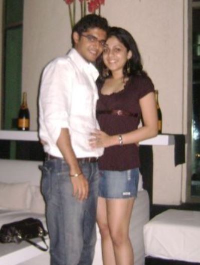 Rinky Bajaj with Sohael Kathuriya