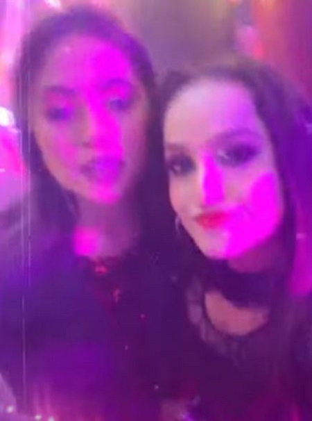 Riya kumari enjoying party with her friends