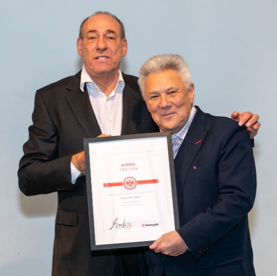 Rolf Heller was Eintracht Frankfurt president